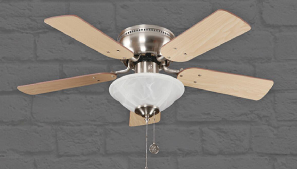 Noitavonne 36" Ceiling Fan - Brushed Nickel Finish