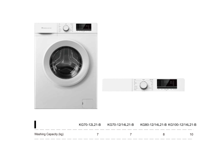 Noitavonne 8kg Front Load Washer